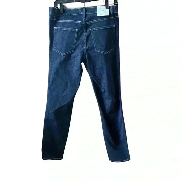 Hatch Slim Maternity Jean Under Belly Slim Leg Color Rinse Dark Wash sz 29. - Picture 6 of 11